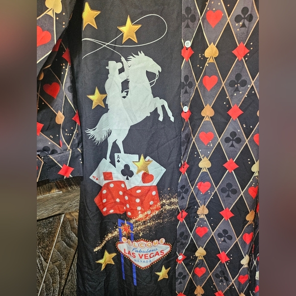 Vegas Rodeo Women's Western Duster Dress - Picture 3 of 10